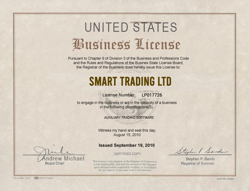 Company Registration Licence